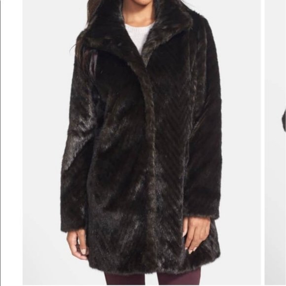 Ellen Tracy Outerwear Women's Faux-Fur Coat XS - Picture 2 of 8